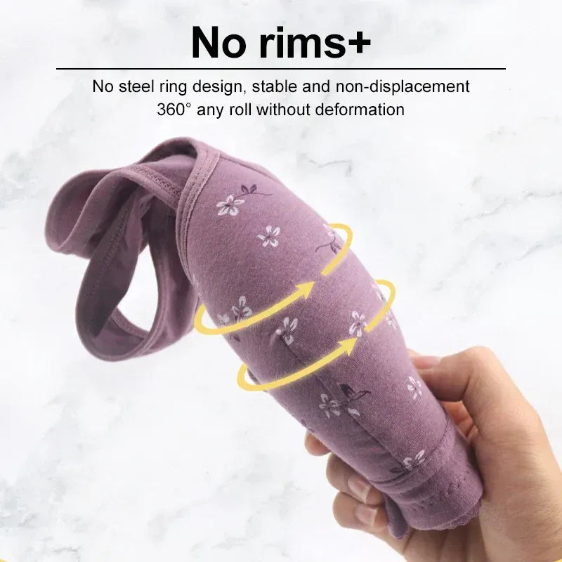 New Anti Sagging Button Up Cooling Cotton Bra