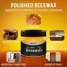 Traditional Beeswax Polish For Wood & Furniture, All-Purpose Beewax For Wood Cleaner And Polish Wipes