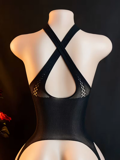 Sexy Hollow-Out Fishnet Bodystocking