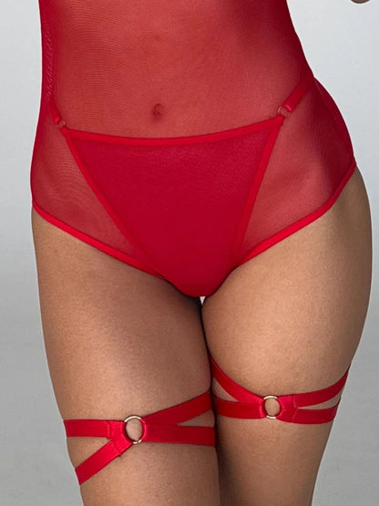 Stretchy See-Through Lingerie Bodysuit