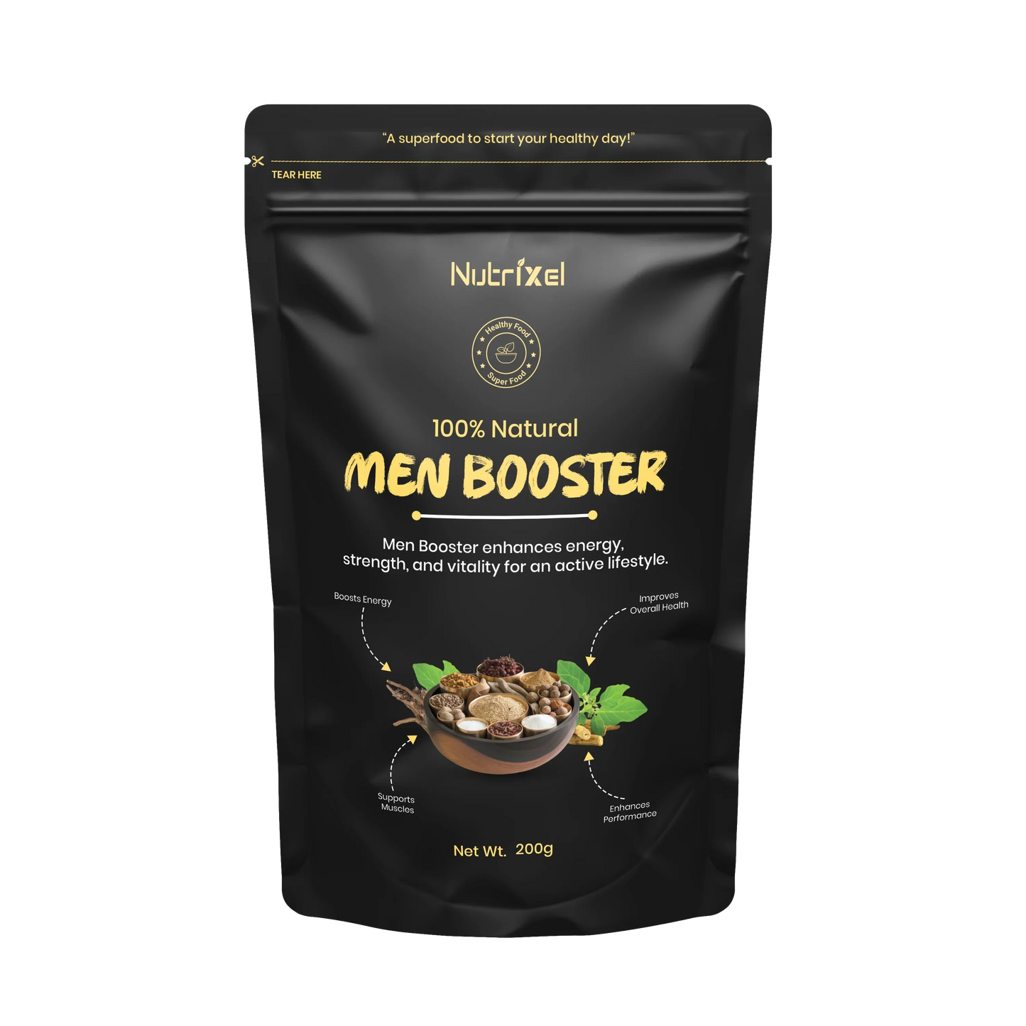 Men Booster – Premium Herbal Formula for Peak Vitality & Unmatched Performance